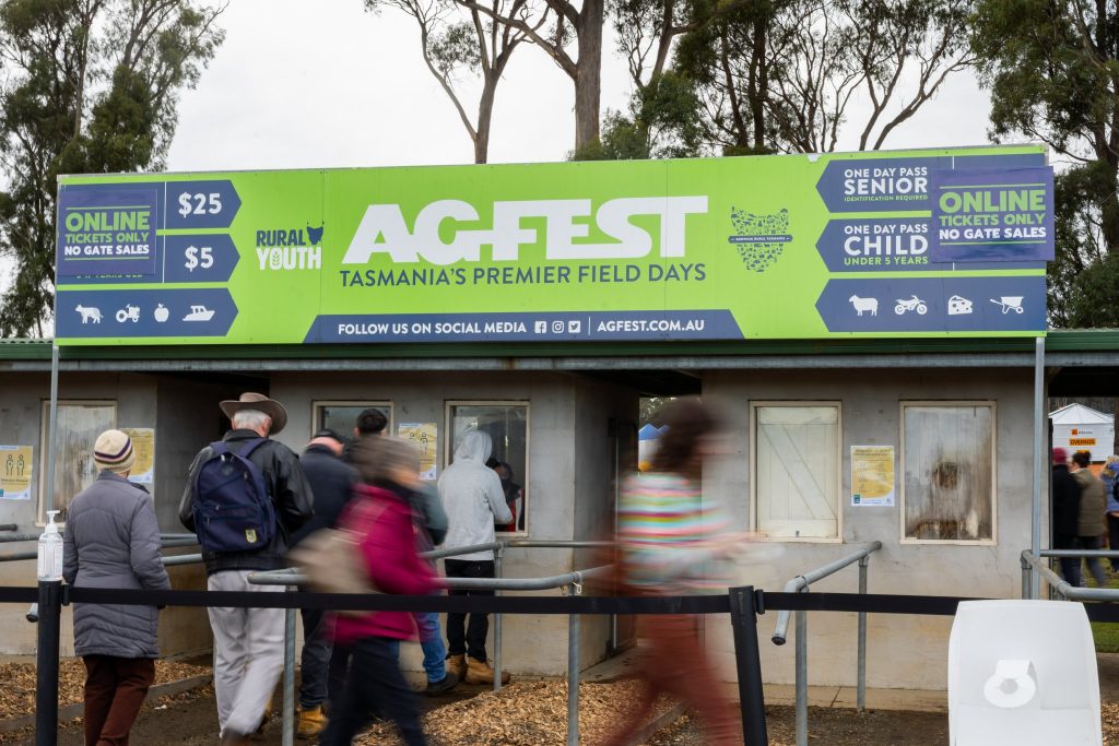 4one4 Property Co | Agfest | Entrance gate for Agfest Paddock 2022 [Photo: AgFest Official Facebook Page - @AgfestTAS]